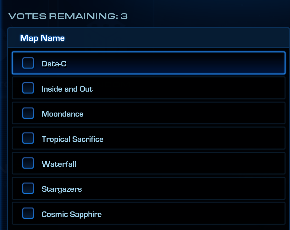 Same as it ever was - the current 7 map pool on Ladder