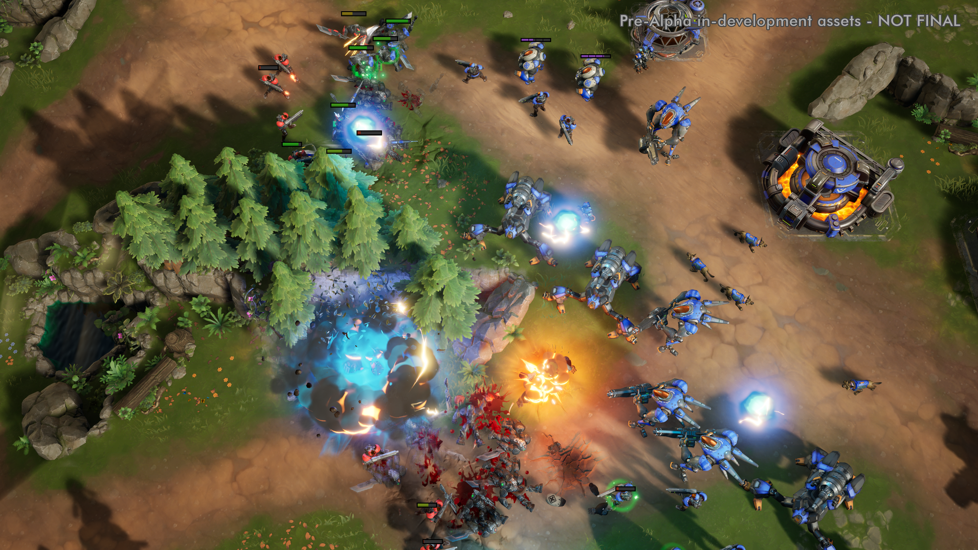 Stormgate Human Vanguard Mech v Bio