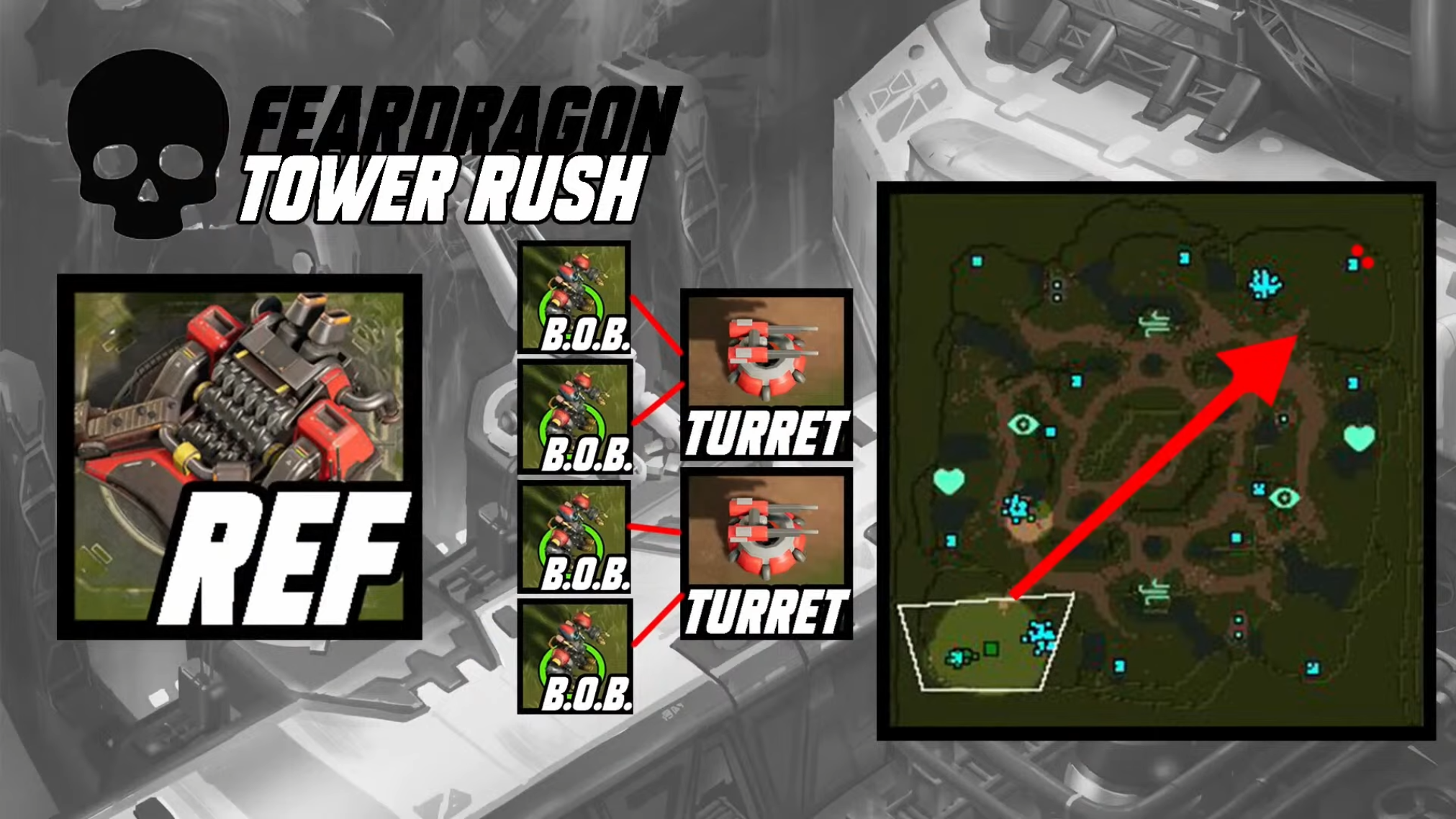 feardragon's feared turret rush build