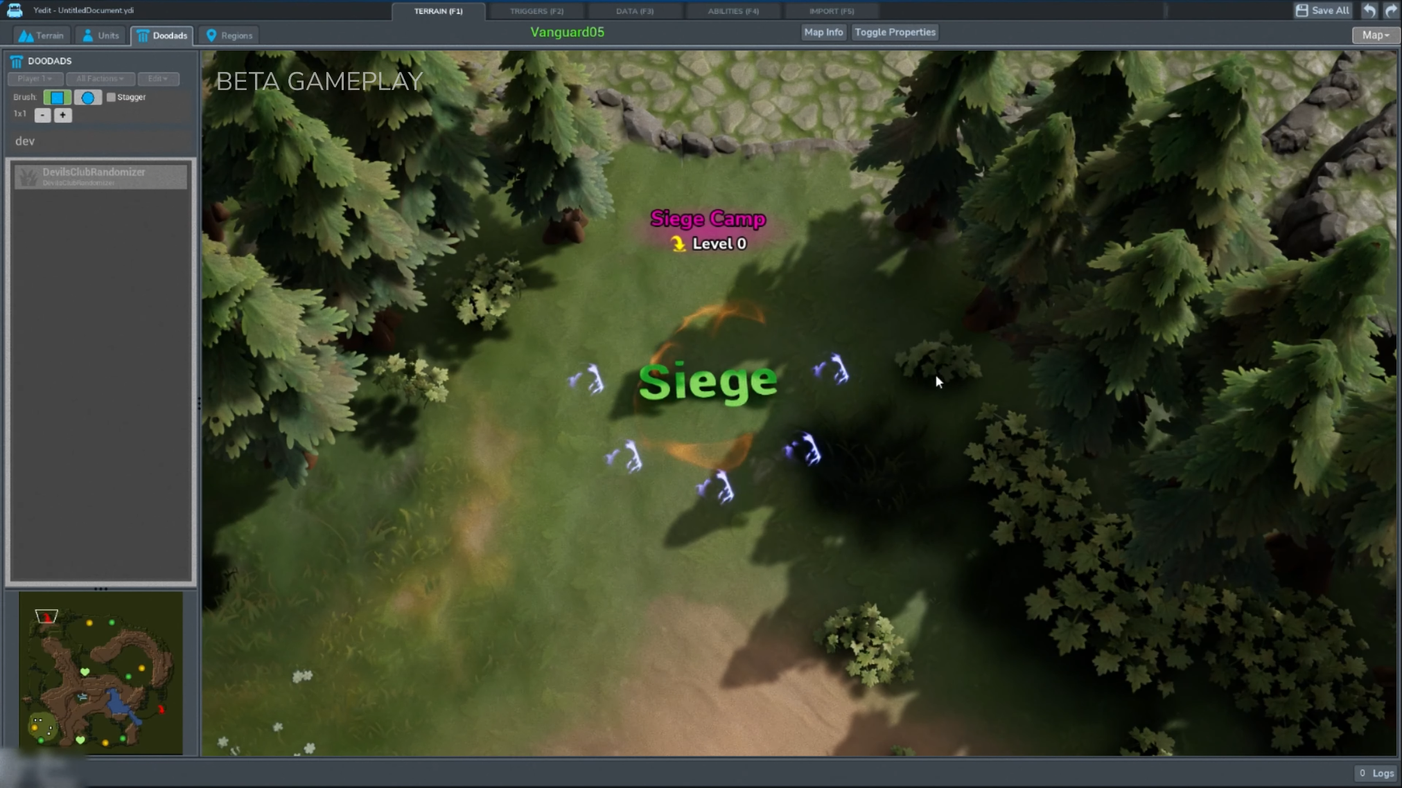 Frost Giant Stormgate Map Editor